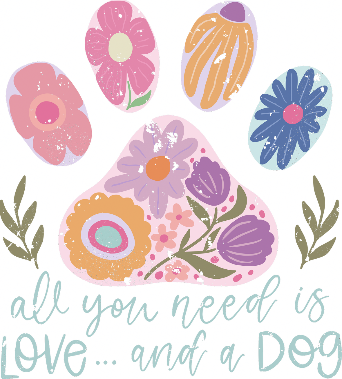 All you need is love and a dog print