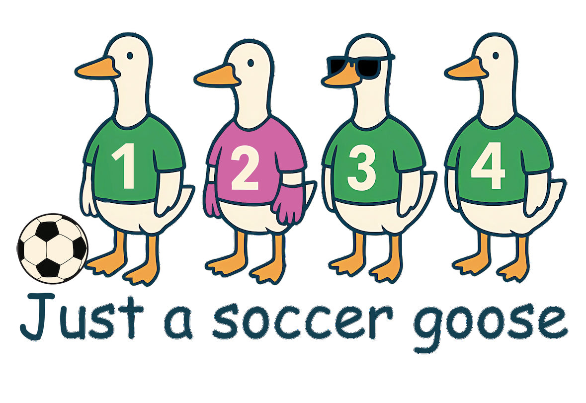 Soccer goose print